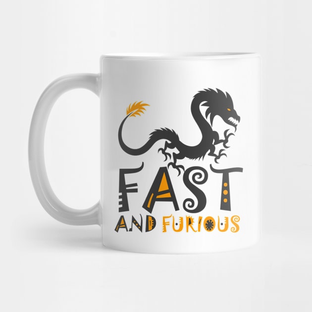 Fast and furious dragon by Forart